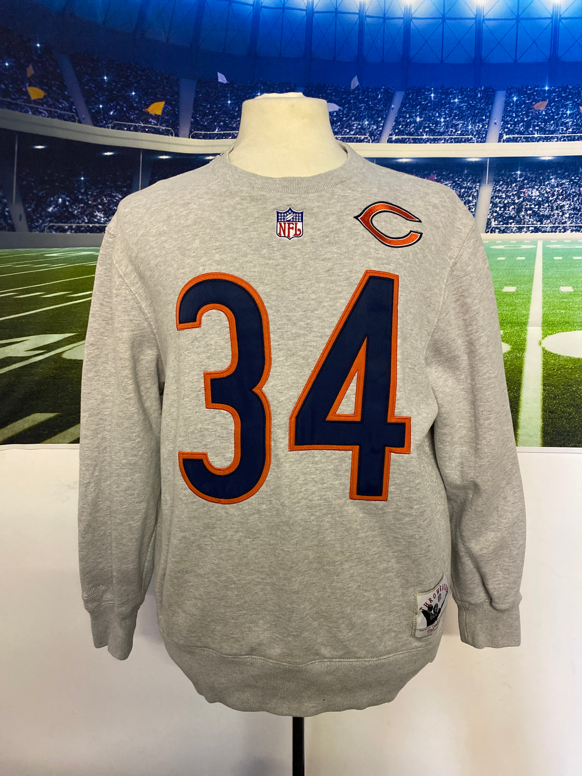 NFL Chicago Bears Payton #34 Sweater