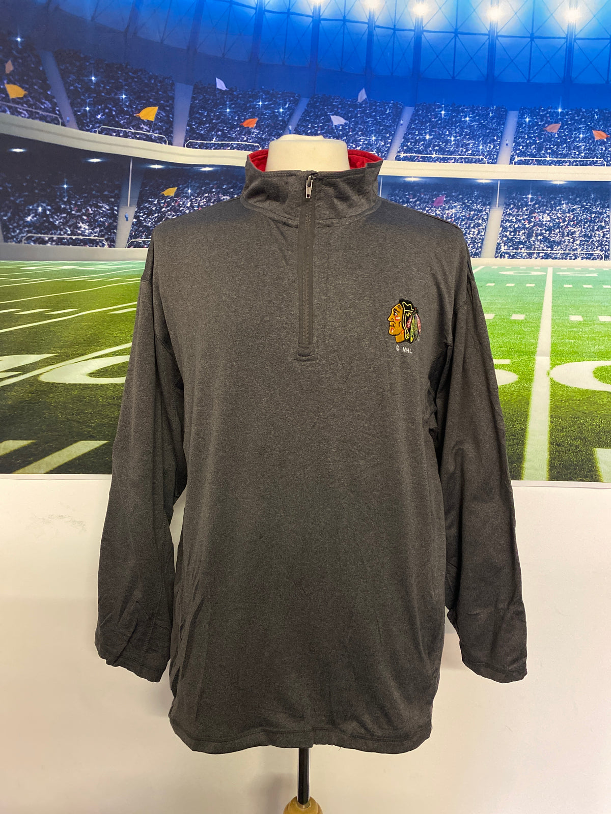 NHL Chicago Blackhawks 1/4 zip