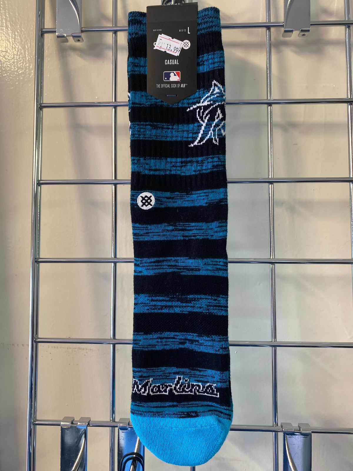 Miami Marlins Crew Socks