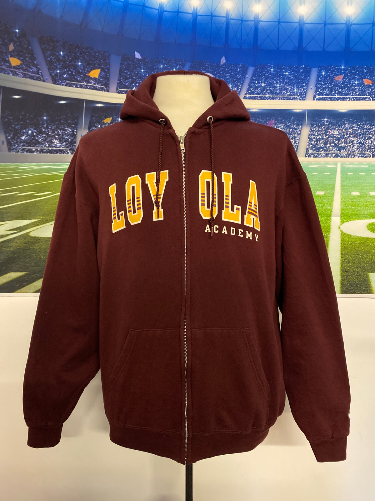 Loyola Academy Zip Hoodie