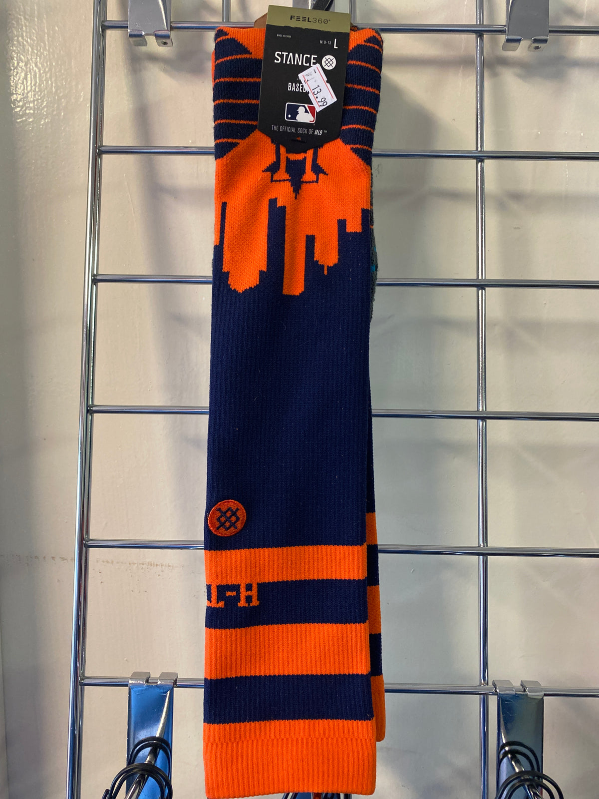 Houston Astros Long Baseball Socks