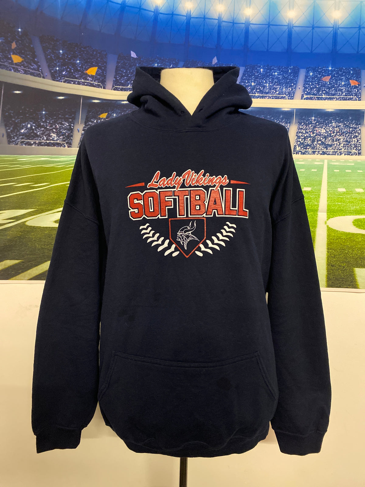 Lady Vikings Softball Hoodie