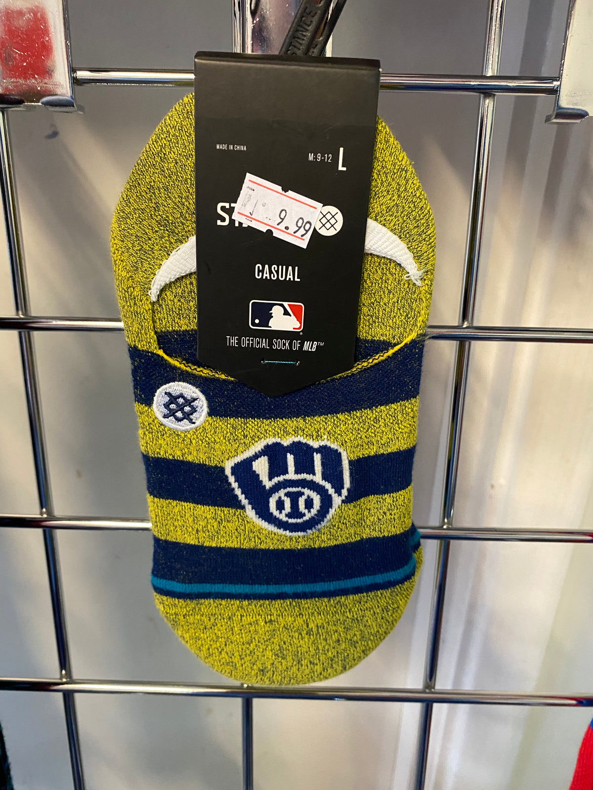 Milwaukee Brewers Twist No Show Socks