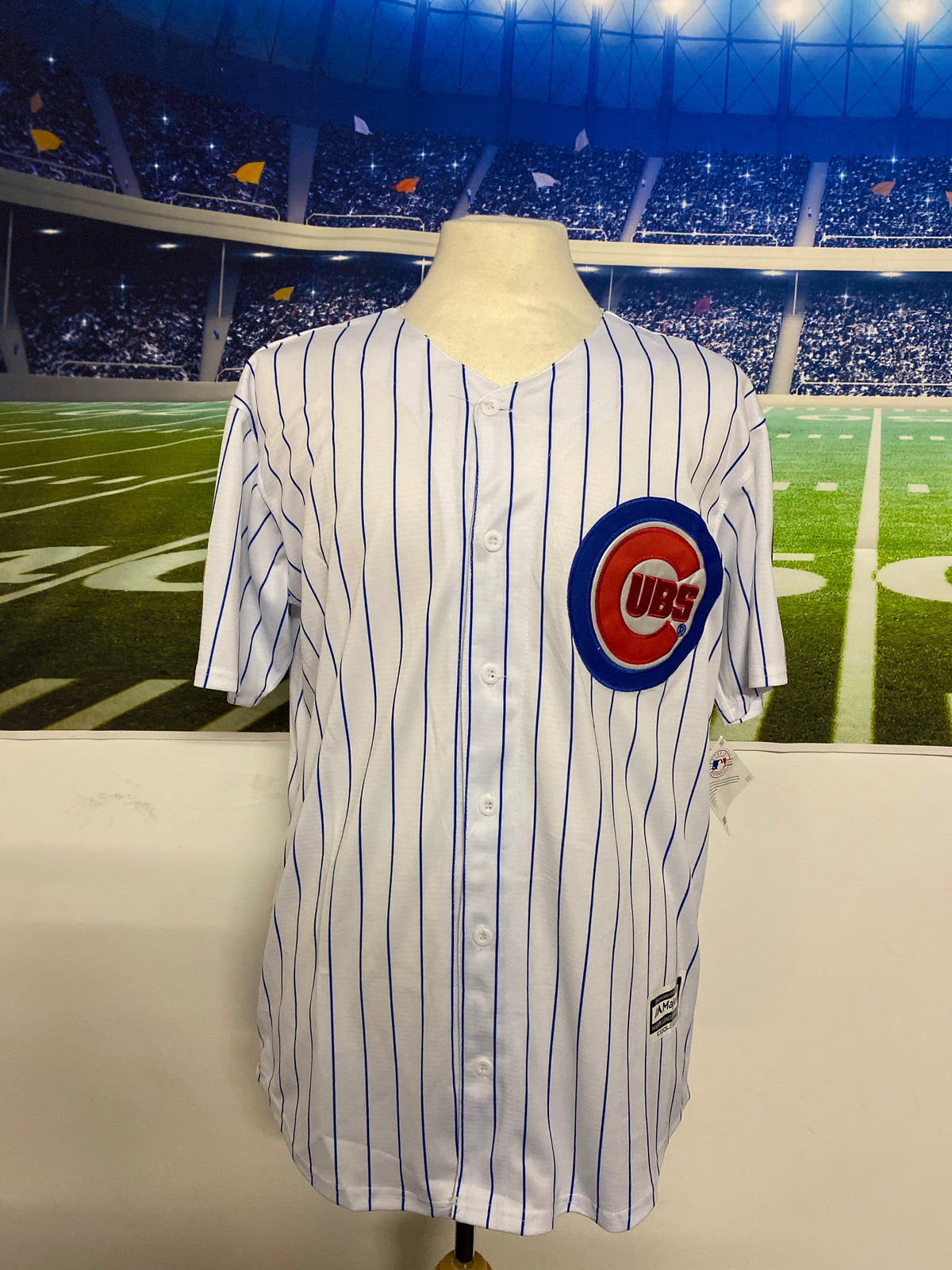 MLB Majestic Cool Base Chicago Cubs 2016 World Series Champions Baseball Jersey #40 Contreras