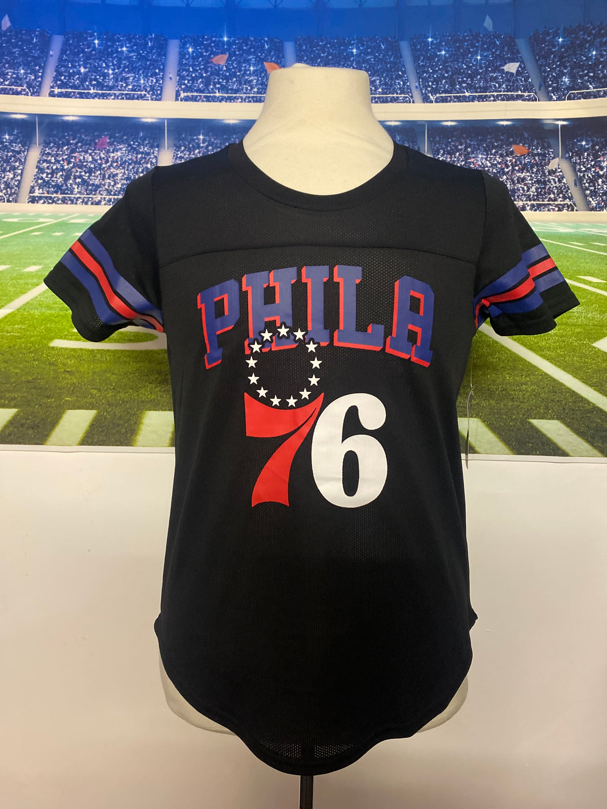 NBA Philadelphia 76ers fine mesh T-shirt