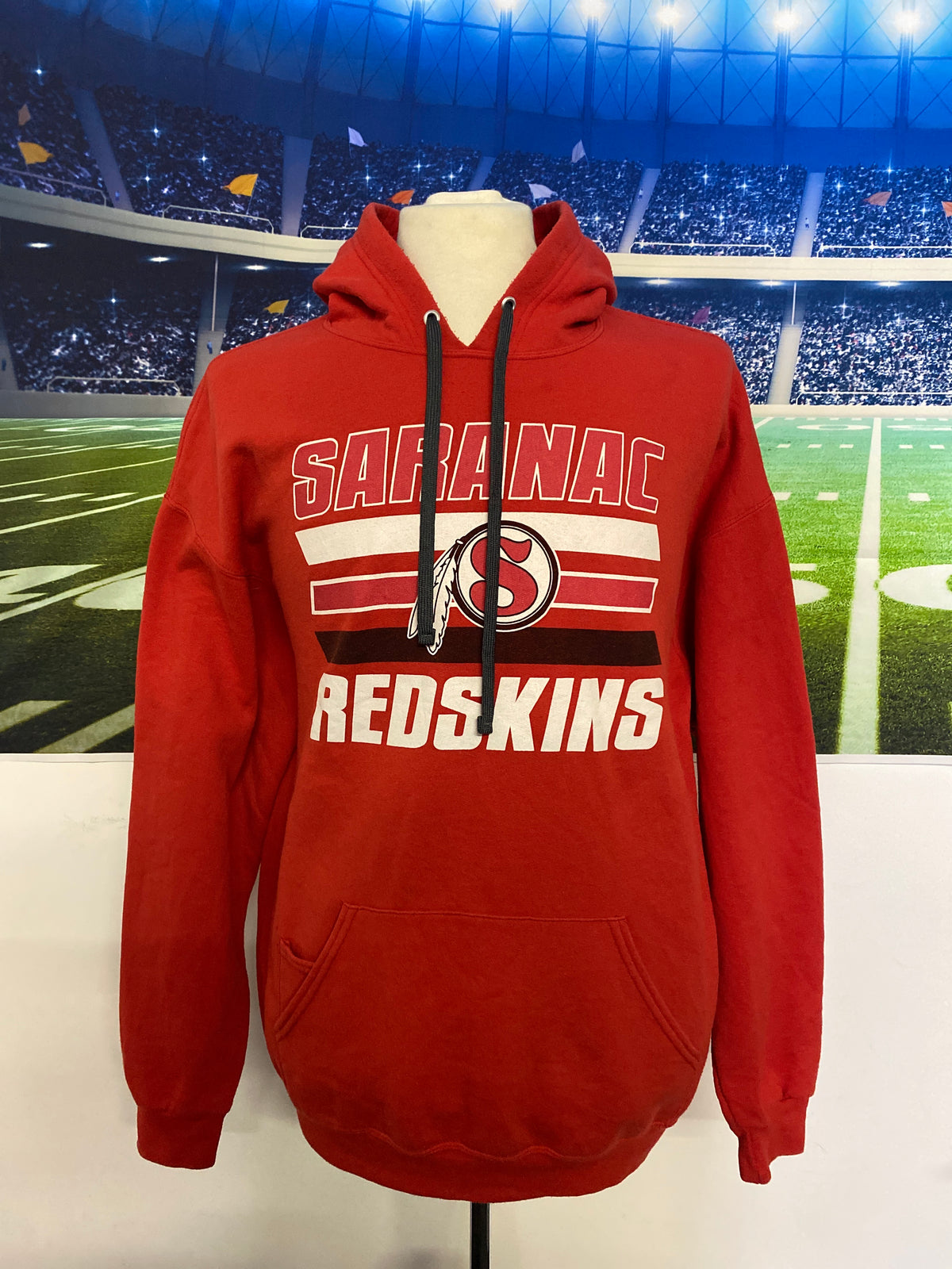 Saranac Redskins Ice Hockey Hood