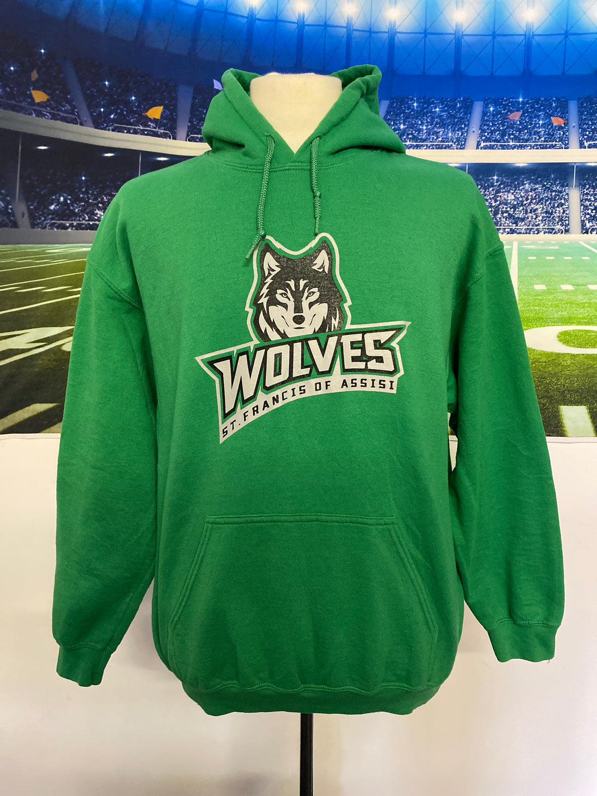 St.Francis of Assisi Football Hoodie