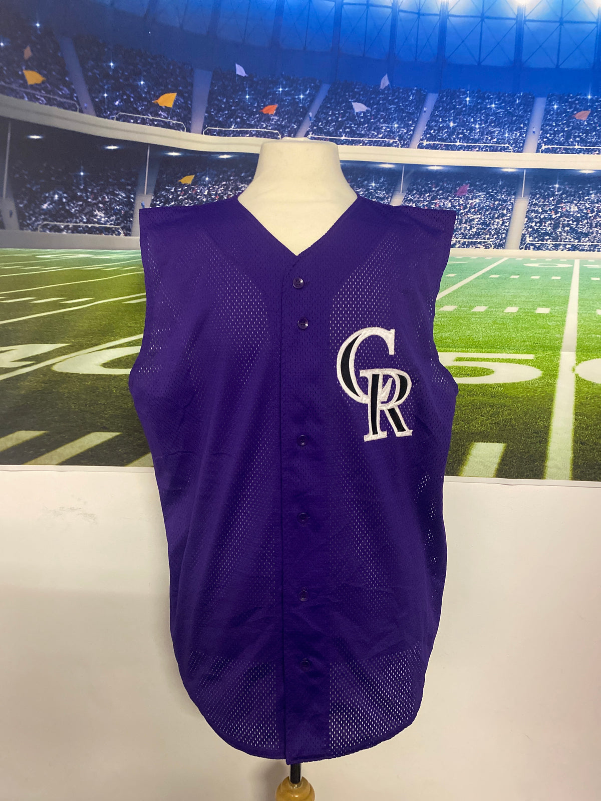 MLB Colorado Rockies Sleeveless Mesh Baseball Jersey