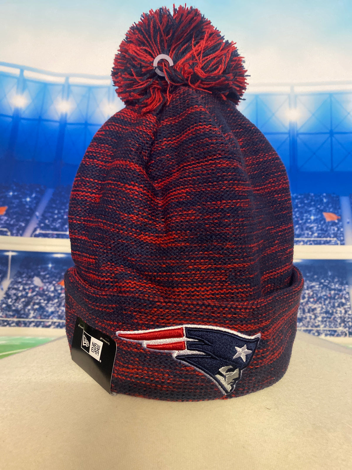 New Era NFL New England Patriots Bobble Beanie