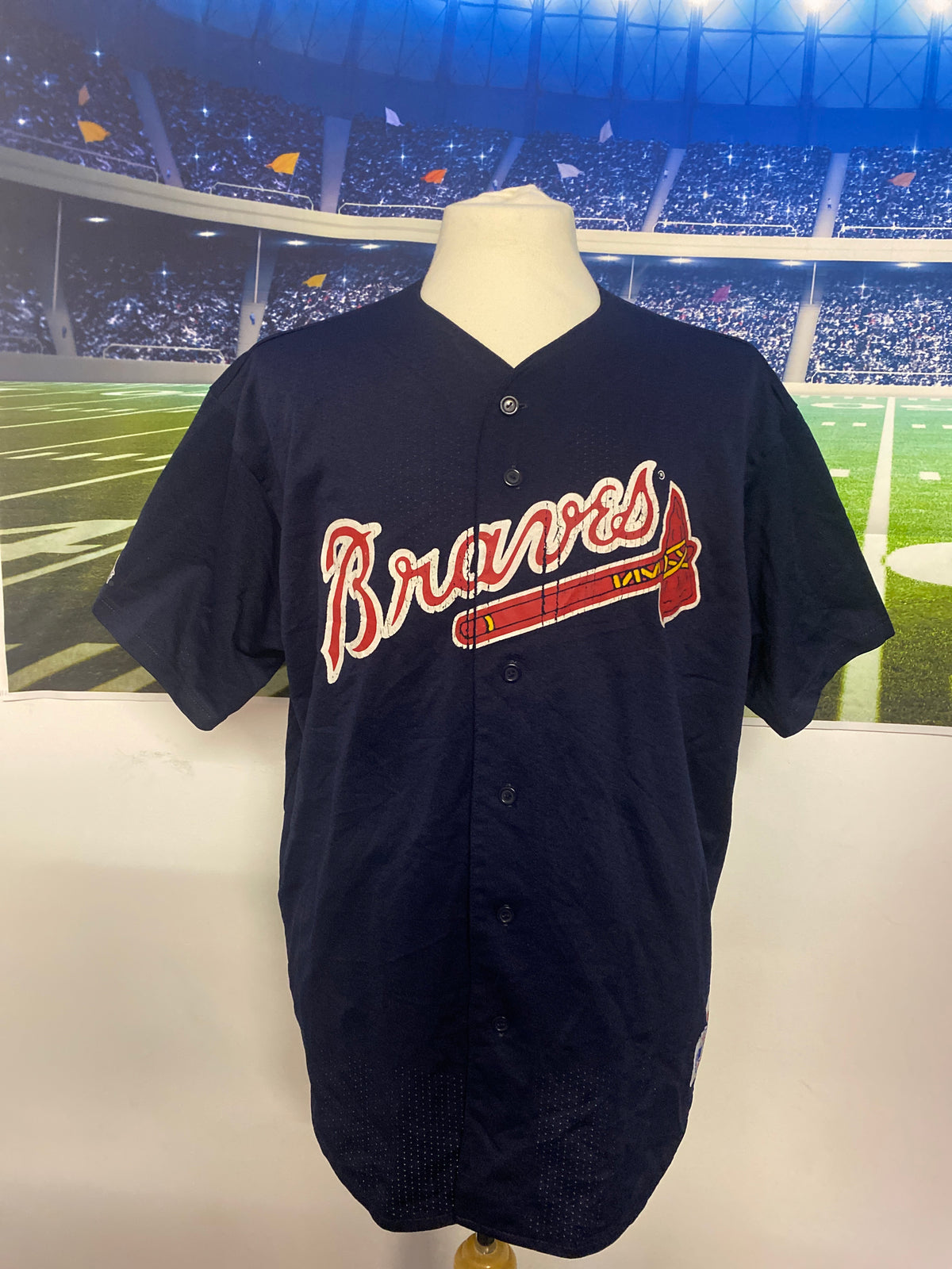 MLB Atlanta Braves Mesh Baseball Jersey #8 Lopez