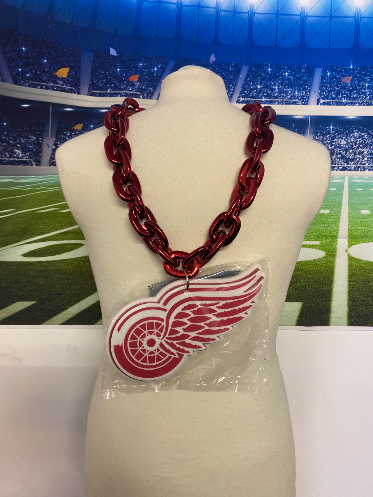 NHL Detroit Redwings Oversized Fan Chain