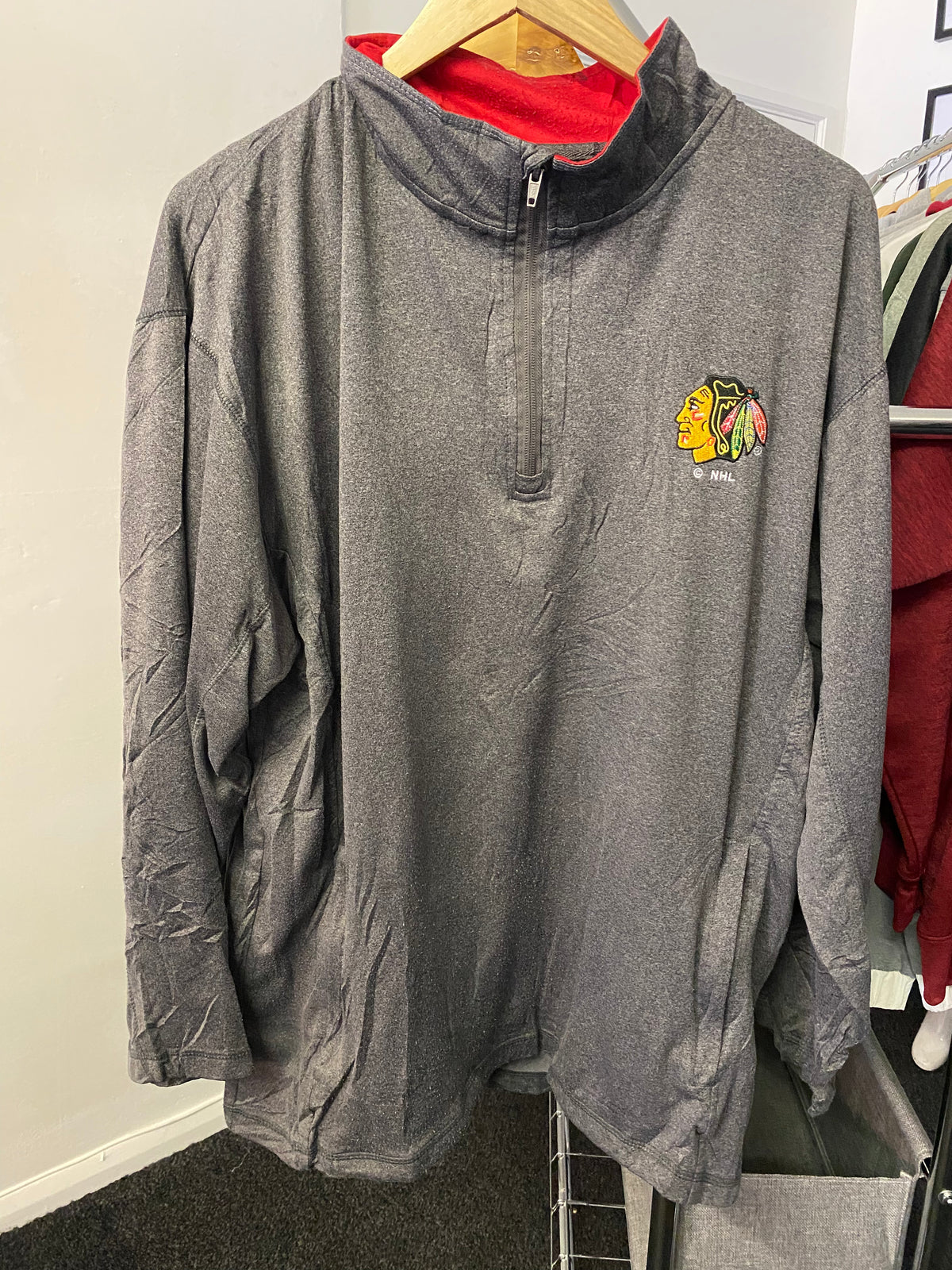 NHL Chicago Blackhawks 1/4 zip