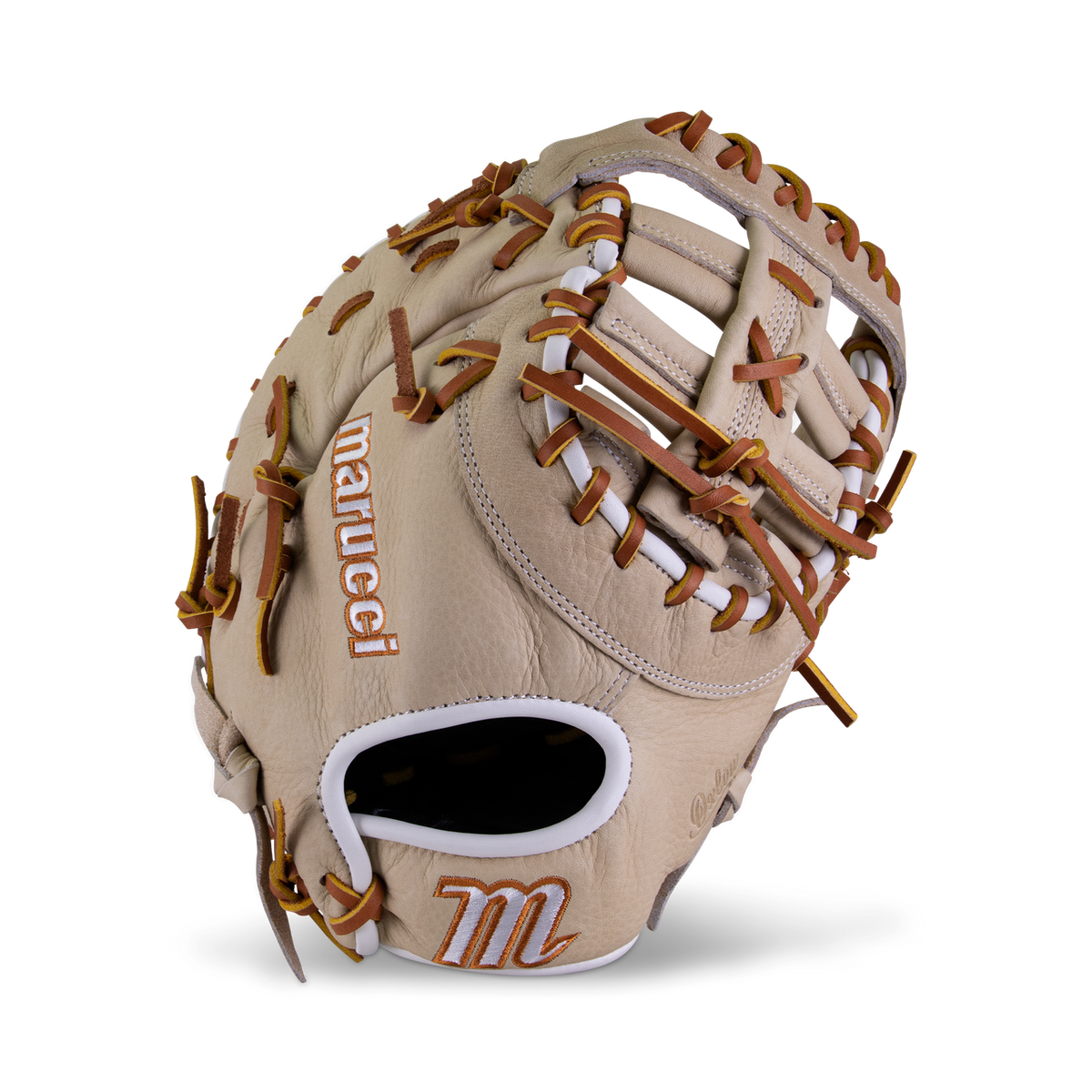 MARUCCI 1ST BASE GLOVE OXBOW M TYPE 38S1 12.75" DOUBLE POST WEB